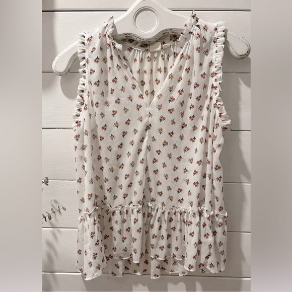 Gap lightly florals patterned blouse size M - Picture 1 of 7